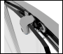 Sealey DH302 Quadrant Shower Entry Enclosure 900 x 900 x 1850mm with 6mm Tempered Glass - Chrome