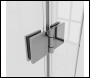 Sealey DH305 Bi-Fold Shower Door 800 x 1850mm, 6mm Tempered Glass, Reversible - Chrome