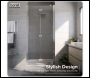 Sealey DH305 Bi-Fold Shower Door 800 x 1850mm, 6mm Tempered Glass, Reversible - Chrome