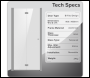 Sealey DH305 Bi-Fold Shower Door 800 x 1850mm, 6mm Tempered Glass, Reversible - Chrome