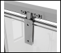 Sealey DH306 Hinged Shower Door 800 x 1850mm, 6mm Tempered Glass, Reversible - Chrome