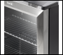 Sealey DH31 Baridi Undercounter Drinks, Beer & Wine Fridge with Wire Shelves, Internal Light & Security Lock 85L - Stainless Steel
