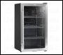 Sealey DH31 Baridi Wine, Beer & Drinks Fridge 85L Capacity - Stainless Steel