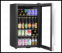Sealey DH31 Baridi Wine, Beer & Drinks Fridge 85L Capacity - Stainless Steel