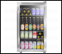 Sealey DH31 Baridi Wine, Beer & Drinks Fridge 85L Capacity - Stainless Steel