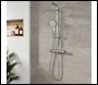 Sealey DH314 Thermostatic Shower Mixer Set, 20cm Round Head, Adjustable Rail - Chrome