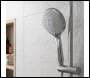 Sealey DH314 Thermostatic Shower Mixer Set, 20cm Round Head, Adjustable Rail - Chrome
