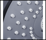 Sealey DH315 Thermostatic Shower Mixer Set, 20cm Round Head, Adjustable Rail - Black