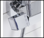 Sealey DH316 Thermostatic Shower Mixer Set, 20x20cm Square Head, Adjustable Rail - Chrome