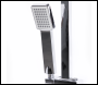 Sealey DH316 Thermostatic Shower Mixer Set, 20x20cm Square Head, Adjustable Rail - Chrome