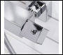 Sealey DH316 Thermostatic Shower Mixer Set, 20x20cm Square Head, Adjustable Rail - Chrome