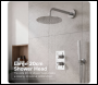 Sealey DH318 Concealed Thermostatic Shower Set 20cm Round Head & Hand Shower - Chrome