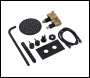 Sealey DH319 Concealed Thermostatic Shower Set, 20cm Round Head & Hand Shower - Black