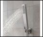 Sealey DH320 Concealed Thermostatic Shower Set 20 x 20cm Square Head & Hand Shower - Chrome