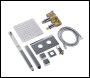 Sealey DH320 Concealed Thermostatic Shower Set 20 x 20cm Square Head & Hand Shower - Chrome