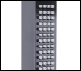 Sealey DH321 Concealed Thermostatic Shower Set 20 x 20cm Square Head & Hand Shower - Black