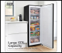 Sealey DH325 Freestanding Tall Freezer 177L Capacity – Black