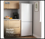 Sealey DH326 Baridi  60/40 Smart Frost Fridge Freezer 227L Capacity – White