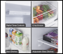 Sealey DH328 Baridi 50/50 Smart Frost Fridge Freezer 254L Capacity – White