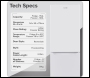 Sealey DH328 Baridi 50/50 Smart Frost Fridge Freezer 254L Capacity – White