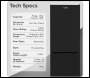 Sealey DH329 Baridi 50/50 Smart Frost Fridge Freezer 254L Capacity – Black