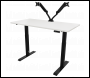 Sealey DH32 Dellonda White Electric Height Adjustable Standing Desk, 1400 x 700mm Dual Motor 100kg