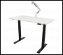 Sealey DH32 Dellonda White Electric Height Adjustable Standing Desk, 1400 x 700mm Dual Motor 100kg