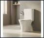 Sealey DH332 Baridi Close-Coupled Toilet with Soft Close Seat, Dual Flush Cistern & Rimless Flush – White