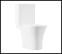 Sealey DH332 Baridi Close-Coupled Toilet with Soft Close Seat, Dual Flush Cistern & Rimless Flush – White