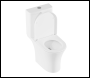 Sealey DH332 Baridi Close-Coupled Toilet with Soft Close Seat, Dual Flush Cistern & Rimless Flush – White