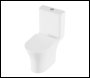 Sealey DH332 Baridi Close-Coupled Toilet with Soft Close Seat, Dual Flush Cistern & Rimless Flush – White