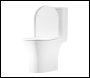 Sealey DH332 Baridi Close-Coupled Toilet with Soft Close Seat, Dual Flush Cistern & Rimless Flush – White