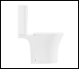 Sealey DH332 Baridi Close-Coupled Toilet with Soft Close Seat, Dual Flush Cistern & Rimless Flush – White