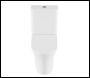 Sealey DH332 Baridi Close-Coupled Toilet with Soft Close Seat, Dual Flush Cistern & Rimless Flush – White