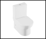 Sealey DH333 Baridi Close-Coupled Toilet with Soft Close Seat, Dual Flush Cistern & Rimless Flush – White