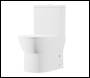 Sealey DH333 Baridi Close-Coupled Toilet with Soft Close Seat, Dual Flush Cistern & Rimless Flush – White