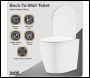 Sealey DH334 Back-to-Wall Toilet with Soft Close Seat & Rimless Flush – White