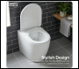 Sealey DH334 Back-to-Wall Toilet with Soft Close Seat & Rimless Flush – White