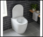 Sealey DH334 Back-to-Wall Toilet with Soft Close Seat & Rimless Flush – White