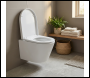 Sealey DH335 Wall Hung Toilet with Soft Close Seat & Rimless Flush – White