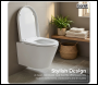 Sealey DH335 Wall Hung Toilet with Soft Close Seat & Rimless Flush – White