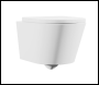 Sealey DH335 Wall Hung Toilet with Soft Close Seat & Rimless Flush – White