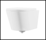 Sealey DH335 Wall Hung Toilet with Soft Close Seat & Rimless Flush – White