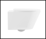 Sealey DH335 Wall Hung Toilet with Soft Close Seat & Rimless Flush – White