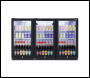 Sealey DH336 Baridi Back Bar Drinks Fridge/Cooler with Triple Hinged Door 307L - Black