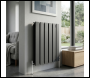 Sealey DH338 Baridi Horizontal Radiator Contemporary Double Flat Panel Design 420 x 600mm – Anthracite