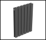 Sealey DH338 Baridi Horizontal Radiator Contemporary Double Flat Panel Design 420 x 600mm – Anthracite
