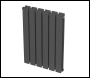 Sealey DH338 Baridi Horizontal Radiator Contemporary Double Flat Panel Design 420 x 600mm – Anthracite