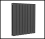 Sealey DH339 Baridi Horizontal Radiator Contemporary Double Flat Panel Design 600 x 560mm – Anthracite