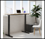 Sealey DH33 Dellonda Oak Electric Height Adjustable Standing Desk, 1400 x 700mm Dual Motor 100kg